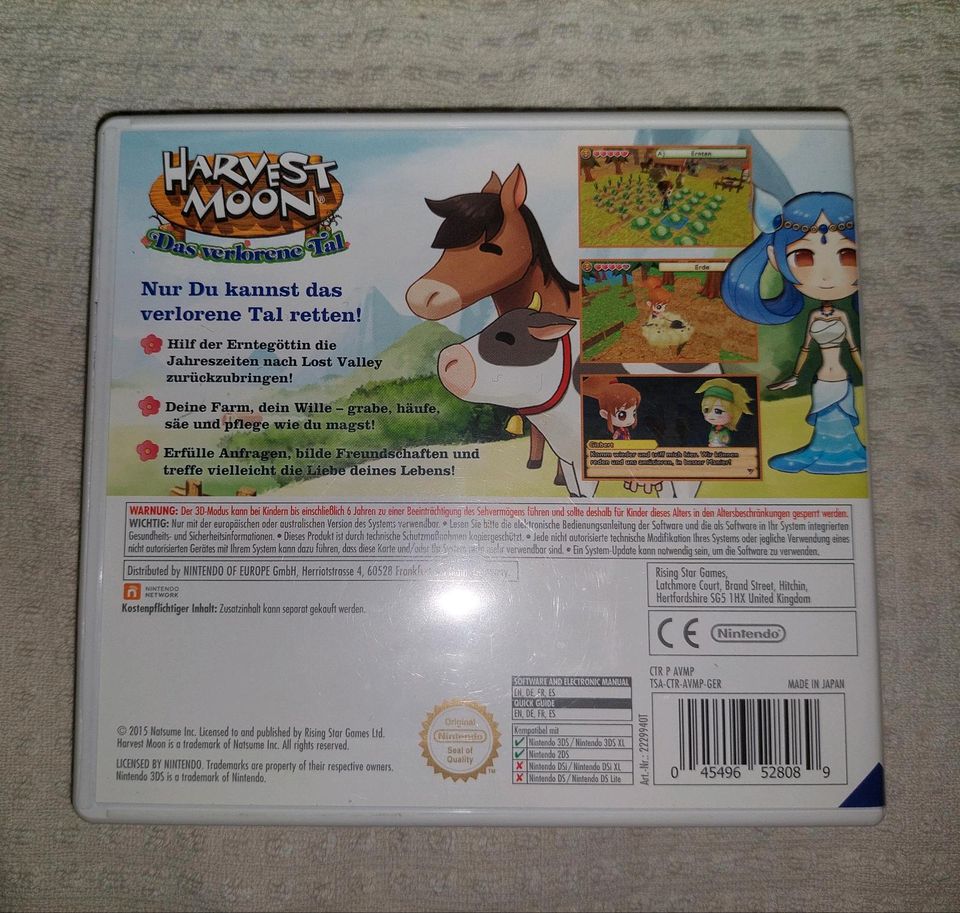 Nintendo 3DS Spiel " Harvest Moon" neuwertig in Leverkusen