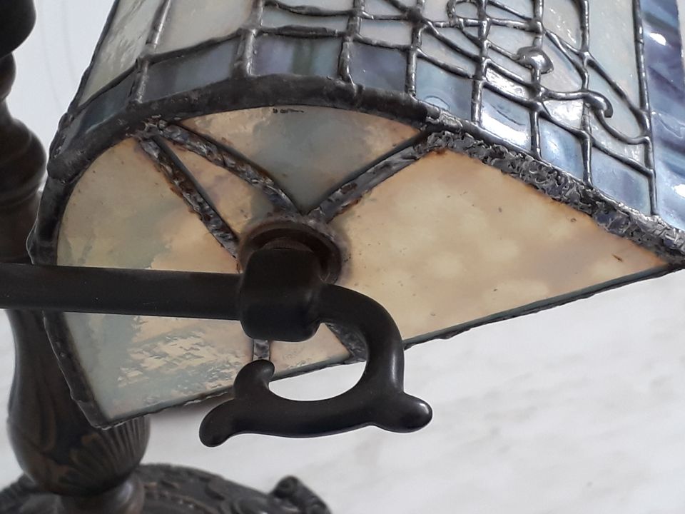 Tischlampe bunte Glas Tiffany-Stil, in Püttlingen