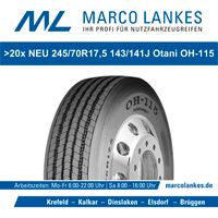 >20 NEUREIFEN 245/70R17,5 143/141J OTANI OH-115 Nordrhein-Westfalen - Krefeld Vorschau