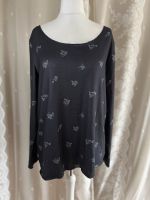 Janina grau blauer Pullover mit Blumen Gr. 3XL / 46 Sachsen-Anhalt - Bernburg (Saale) Vorschau