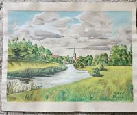 Bild Aquarell "Böhmertal" von Erich Rummler Brandenburg - Kleinmachnow Vorschau