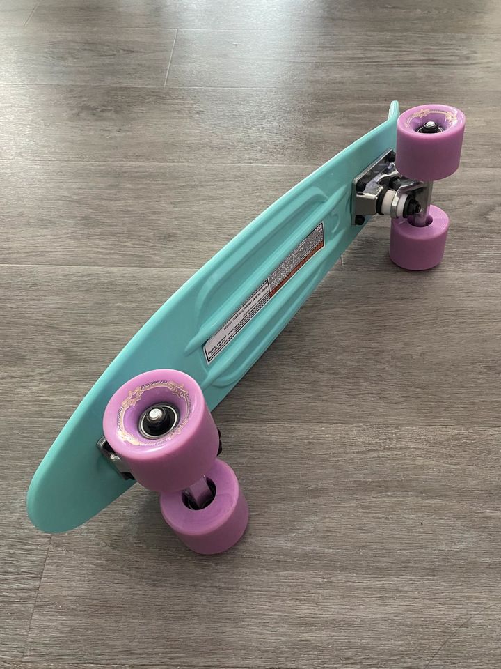 Star Skateboard Cruiser Retro Mini mint/purple lila - top Zustand in Lübeck