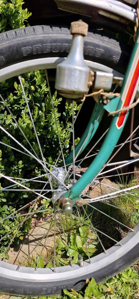 DDR MIFA Klapprad Klappfahrrad grün metallic fahrbereit in Limbach-Oberfrohna