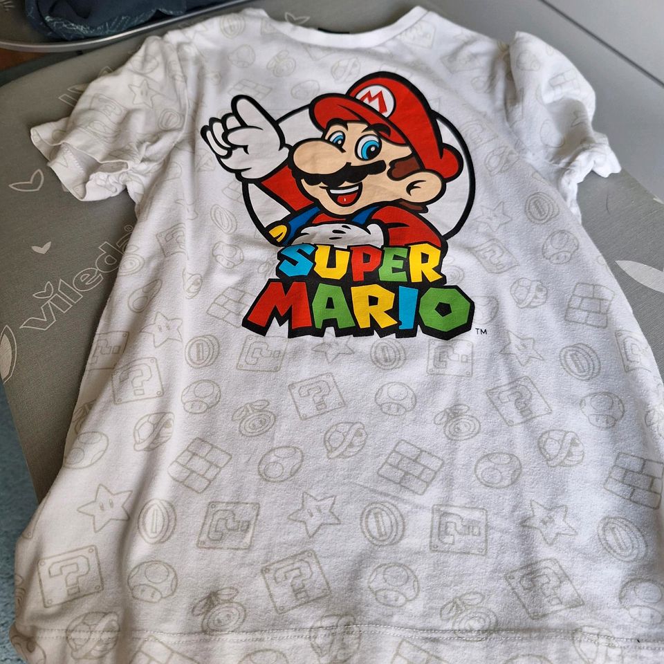 Kurzarm T-Shirt Shirt Pullover Dinosaurier Super Mario in Hannover