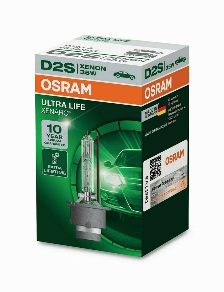 OSRAM D2S 66240ULT ULTRA LIFE Xenarc Xenon Brenner 1st. Neu !!! in Calden