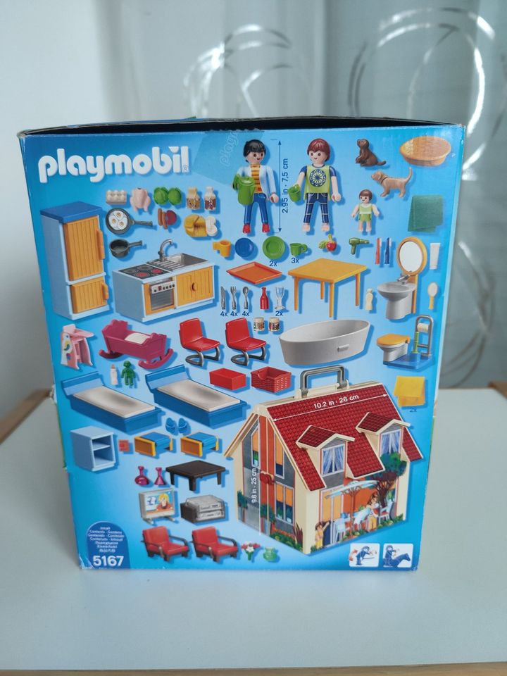 PLAYMOBIL 5167 Mitnehm-Puppenhaus (wie NEU / komplett) in Bremerhaven