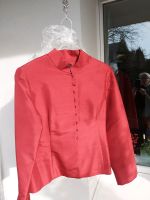 Jacke   Blazer   100% Seide  Gr. 42  bordeauxrot  Stehbund Nordrhein-Westfalen - Meerbusch Vorschau