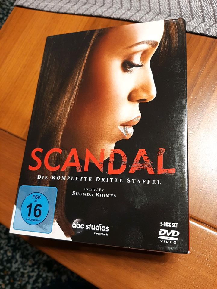 DVD Scandal Staffel 1 + 2 + 3 und 4 in Rosengarten