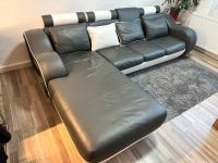 Sofa Couch Design L Form Ecksofa Leder Fußteil Kopfstützen Sachsen - Annaberg-Buchholz Vorschau