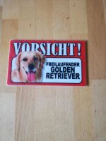 Warnschild Hund /Golden Retriever Hessen - Lahnau Vorschau