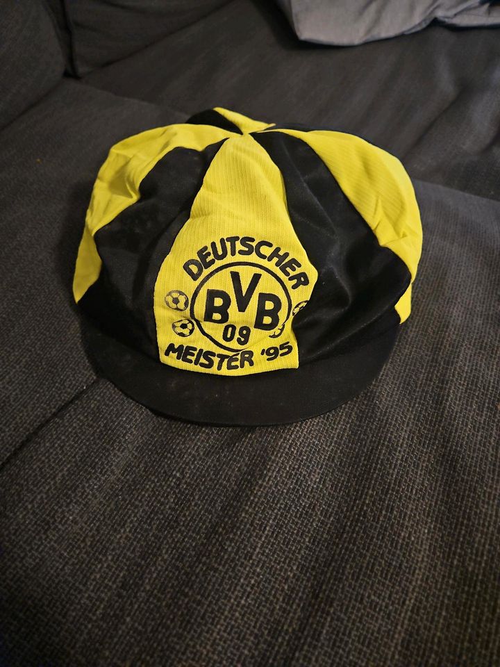BVB, Borussia Dortmund, Ballonmütze, 1995, Rarität in Dortmund