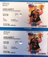 2 Tickets David Garrett 03.04.2025 Köln - Unterrang Reihe 3 Nordrhein-Westfalen - Attendorn Vorschau