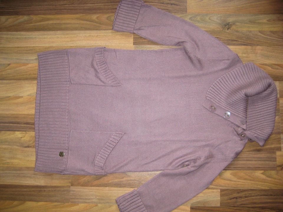 Pulli Shirt Pullover Tunika Kleid QS S.Oliver Gr. M Kragen Knöpfe in Hohenstein