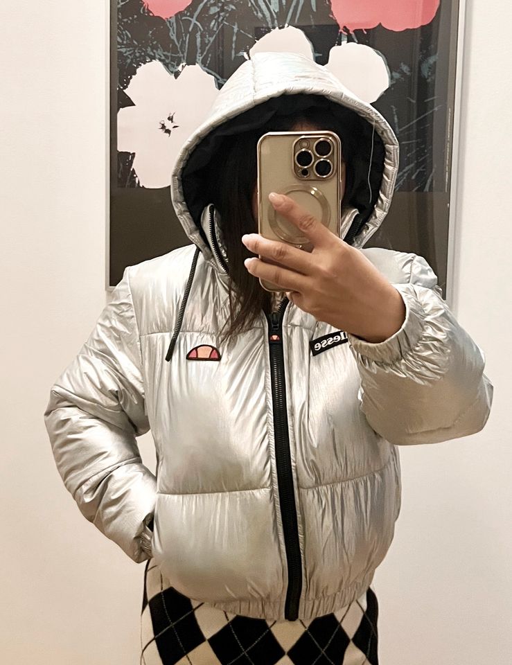 Ellesse silber Winterjacke Damen Jacke gr. 34 xs in Düsseldorf