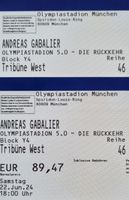Biete 2x Tickets Andreas Gabalier München 22.06.24 Sitzplätze München - Milbertshofen - Am Hart Vorschau