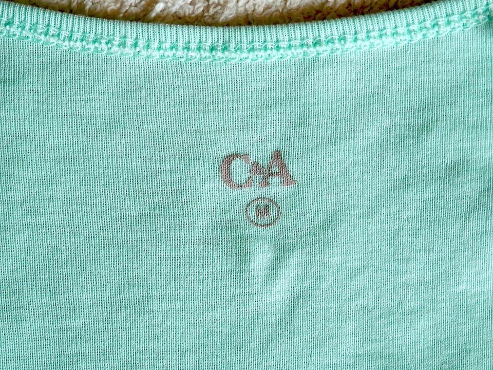 NEU: TOP, T-Shirt, Träger HELLBLAU ärmellos C&A Baumwolle, Gr. M in Potsdam