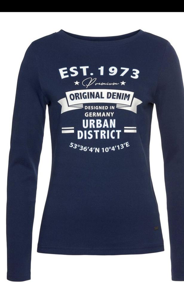 Arizona Longsleeve Langarmshirt Dunkelblau 32/34 neu in Warendorf