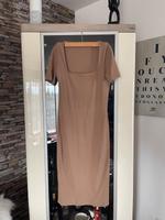 Zara Kleid Midi beige Größe L Bayern - Ergolding Vorschau