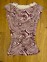 T-Shirt tailliert Gürtel Gr.S weiß pink Nordrhein-Westfalen - Much Vorschau