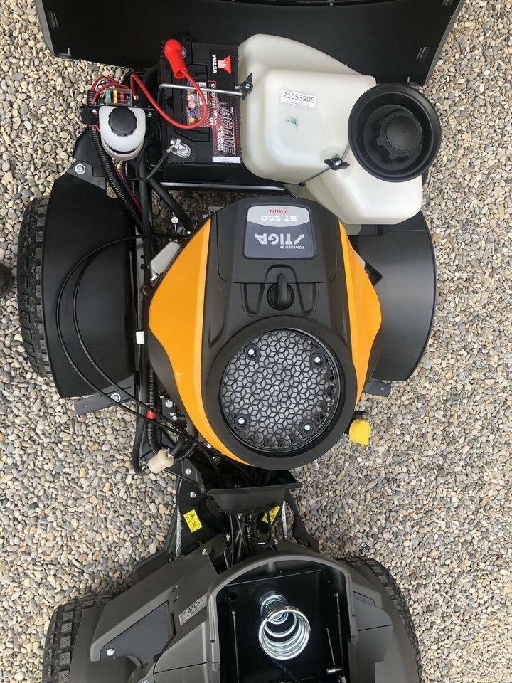 NEU Stiga Park PW 500 Frontmäher Mulcher Rasentraktor Aufsitzmä. in