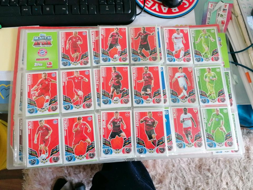 Match attax BL2008/09,09/10,10/11und 11/12 in Gera