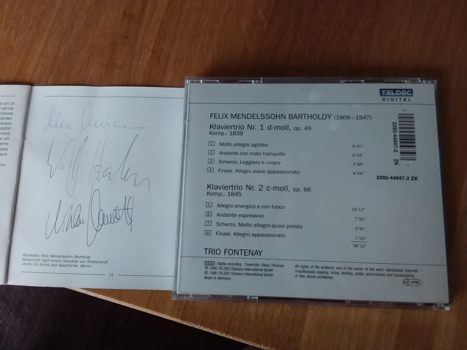 5 CD's Klassik:  Mozart Strauss Brahms Wagner Bartholdy in Schernfeld