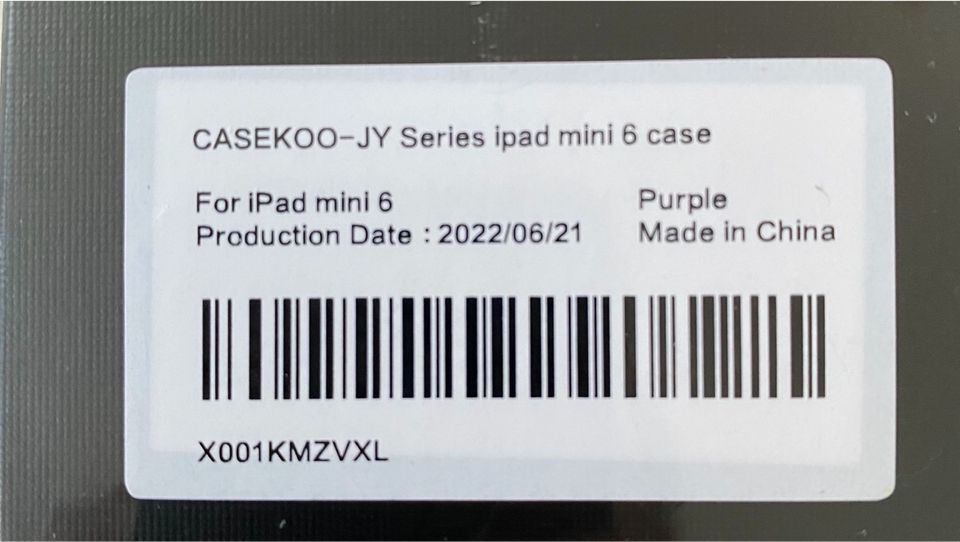 IPad mini 6 Hülle Purple in Winnenden