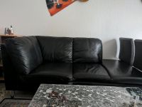 Sofa aus Kunstleder, schwarz Hessen - Stadtallendorf Vorschau