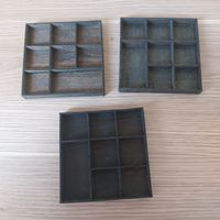 3 schwarze-graue Holzkisten mit Unterteilungen * ca. 10,5 x 10,5 Nordrhein-Westfalen - Bornheim Vorschau