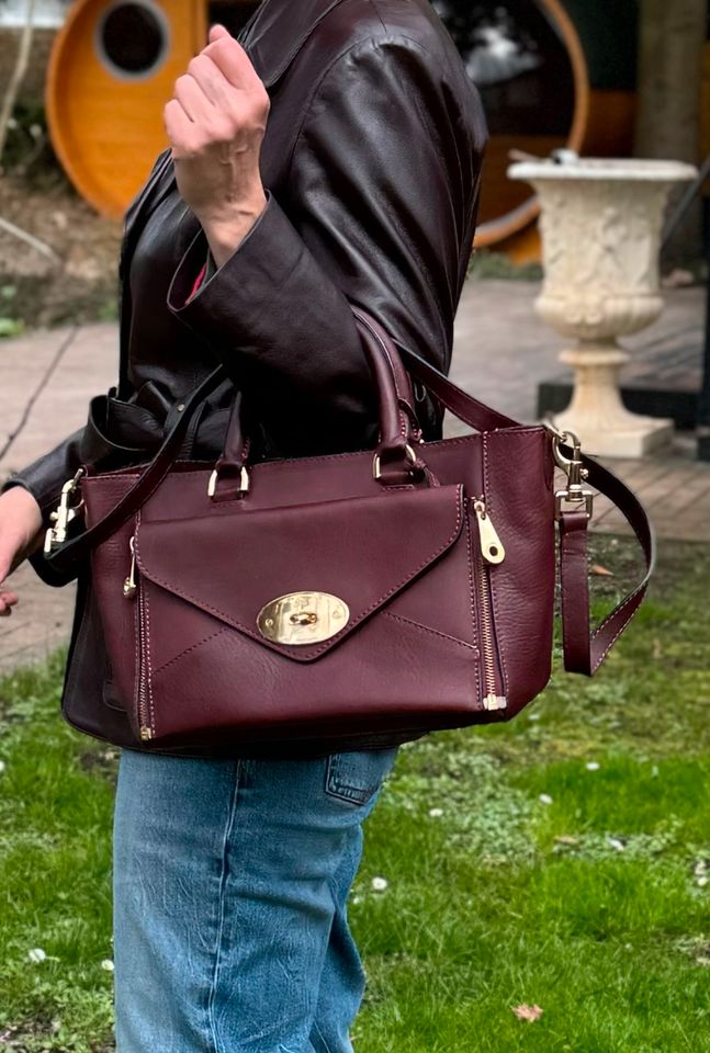 Mulberry Willow Handtasche, Bordeaux, neuwertig in Berlin