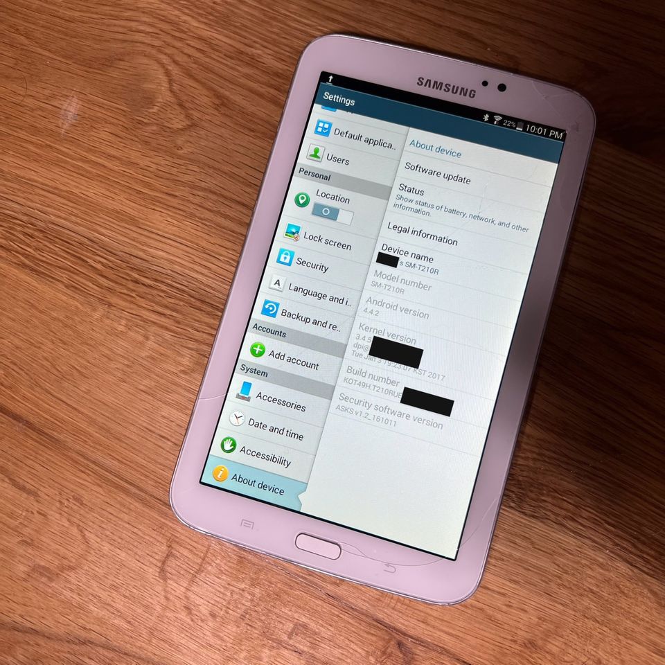 Samsung Galaxy Tab 3 Tablet T210R WiFi in Nagold