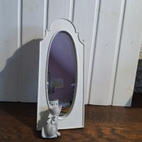 Kleiner Dekospiegel Schminkspiegel 3D Katzen Shabby weiß Baden-Württemberg - Achern Vorschau