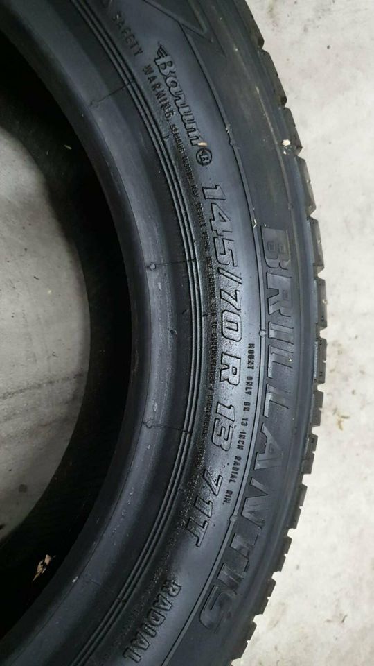 Sommerreifen 145/70 R13 Ohne Felgen in Borgentreich