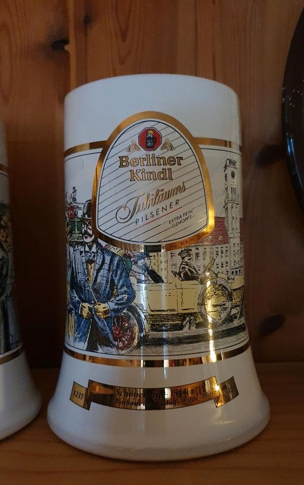 NEUwertige Bierkrüge Sammlung: 12 West-Berliner Bezirke, topp! in Berlin