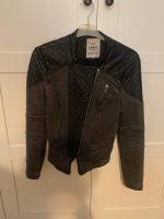 Jeansjacke Lederjacke grau schwarz S 36 only Übergang Saarbrücken-Mitte - Alt-Saarbrücken Vorschau