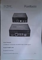 PureTools PT-HDBT-1002 HDBaseT Extender Set 4K KVM 100m Nordrhein-Westfalen - Haan Vorschau