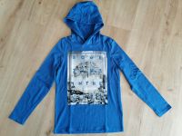 Vögele Shirt langarm blau mit Print Gr. 152 Baden-Württemberg - Westhausen Vorschau