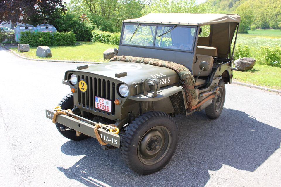 Originaler Willys MB Jeep  Bj.42 US Army in Lennestadt