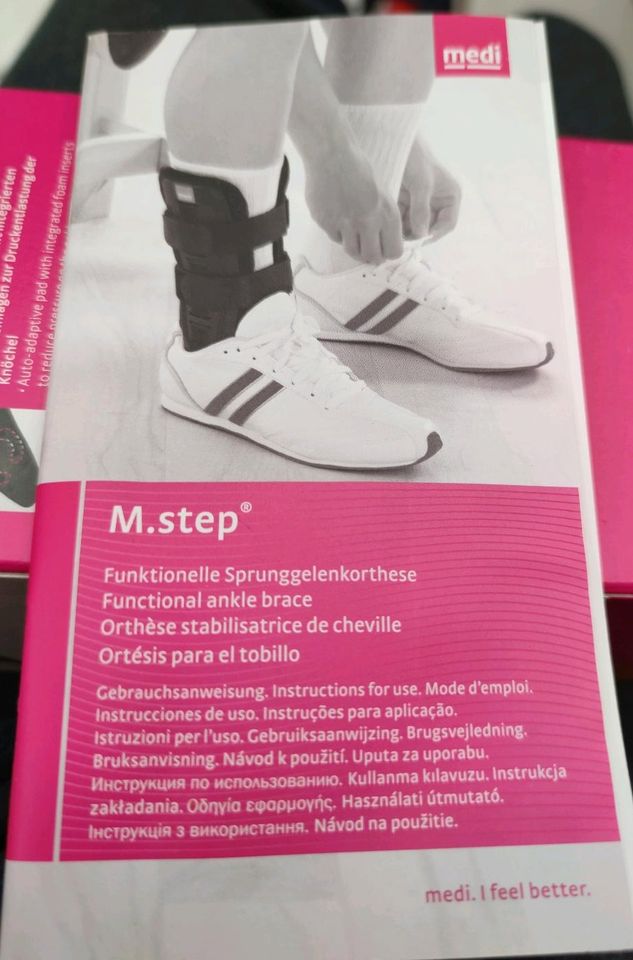 Funktionelle Sprunggelenk Orthese M.step zur Mobilisierung in Brühl