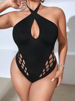 Body mit Neckholder, Ausschnitt, Criss-Cross, Kreuzgurt, 2XL Thüringen - Königsee Vorschau