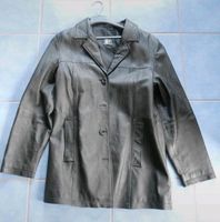 Schwarze Lederjacke von GO IN , Gr. 42 Hessen - Wesertal Vorschau