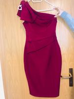 Bordeaux asos Kleid one shoulder Bayern - Karlsfeld Vorschau