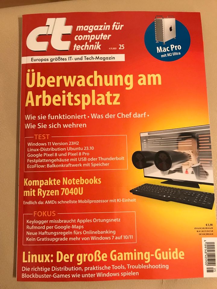 c‘t Magazin für Computertechnik 2023 (Nr. 9-13; 15-21; 24-29) neu in Frankfurt am Main