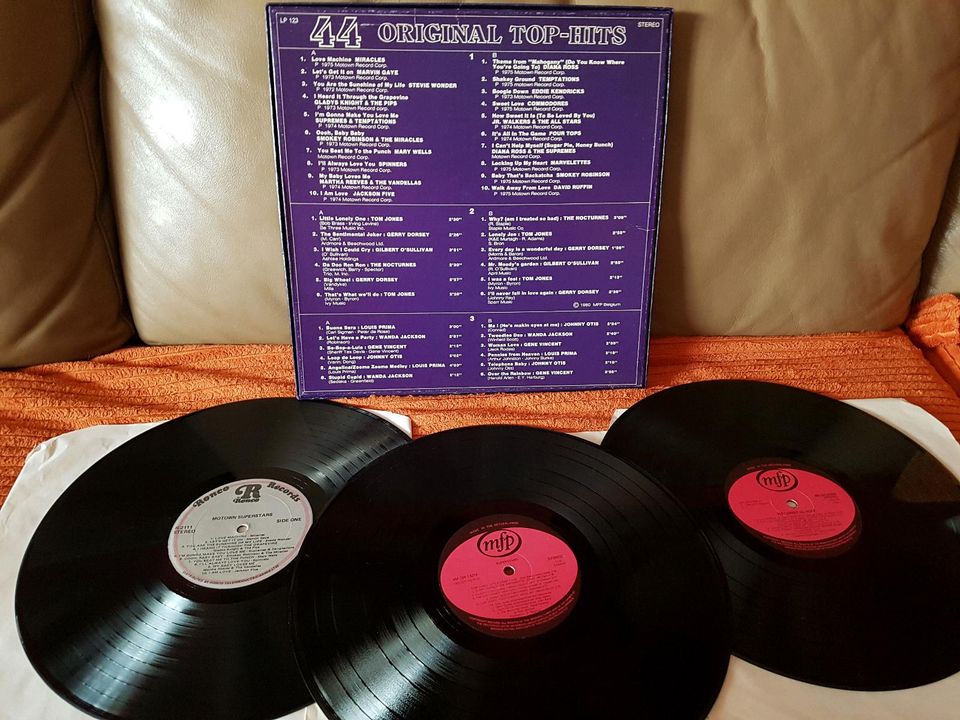 44 Orginal Top - Hits  - 3 LPs Box / Schallplatte LP Vinyl in Bochum