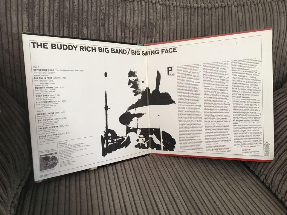 THE BUDDY RICH BIG BAND  BIG SWING FACE  VINYL JAZZ LP RAR in Füssen