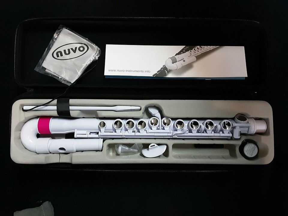 Nuvo Querflöte, jFlute Kit, gebogenes Kopfstück incl. Koffer in Hofheim Unterfr.