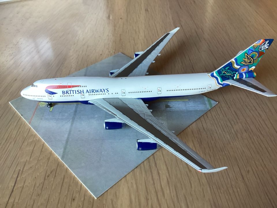 Herpa Wings British Airways Boeing 747-400 LIMITED EDITION! in Laufach