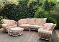 Rattan-Sitzgarnitur Sitzgarnitur 1x 3er Couch, 2 Sessel, 1 Hocker Dortmund - Lütgendortmund Vorschau