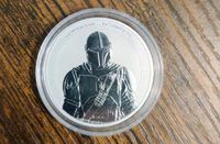 Star Wars Silbermünze 1Oz. 2021 Mandalorian Bayern - Unterdietfurt Vorschau