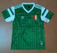 Adidas retro Kamerun WM 1990 Trikot Italia 90 grün Baden-Württemberg - Güglingen Vorschau